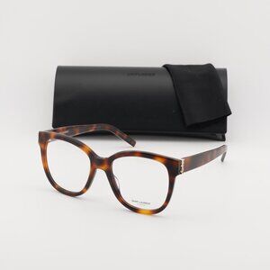 Saint Laurent SLM97 003 Square Eyeglasses - Havana 54mm